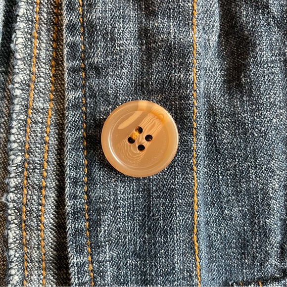 Tulle Denim Jean Jacket Size Small - Picture 4 of 10